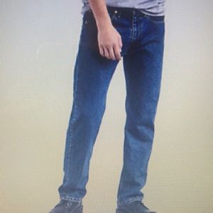 Levi 505 Straight Leg Blue Jeans W32 x L32
